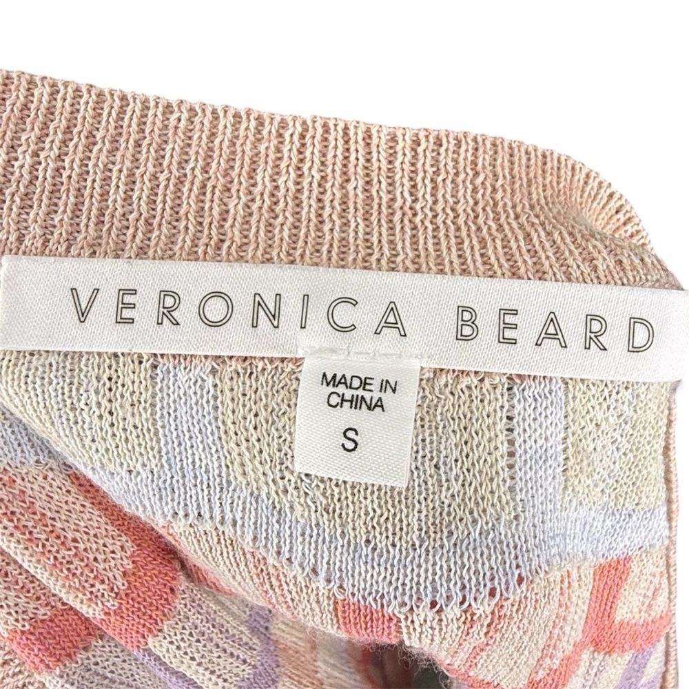 |EUC| VERONICA BEARD Alyssa Retro Striped Crew Knit Sweater - Picture 5 of 6